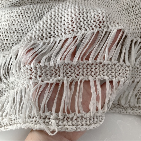 A&F // Peekaboo Fringe Sweater - Picture 4 of 4